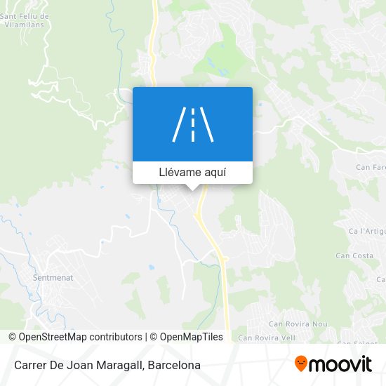 Mapa Carrer De Joan Maragall