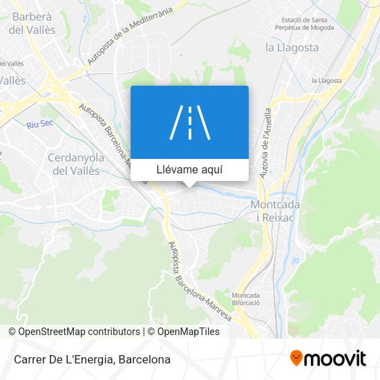 Mapa Carrer De L'Energia