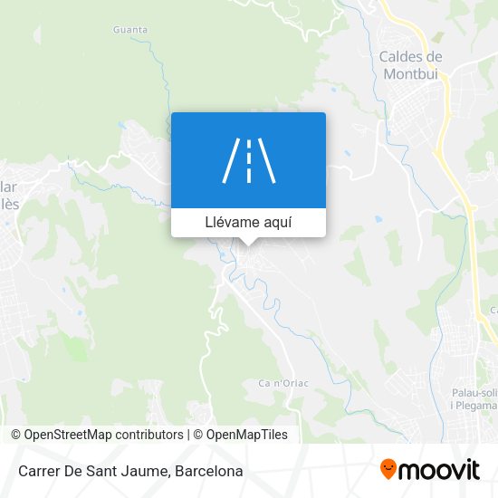Mapa Carrer De Sant Jaume