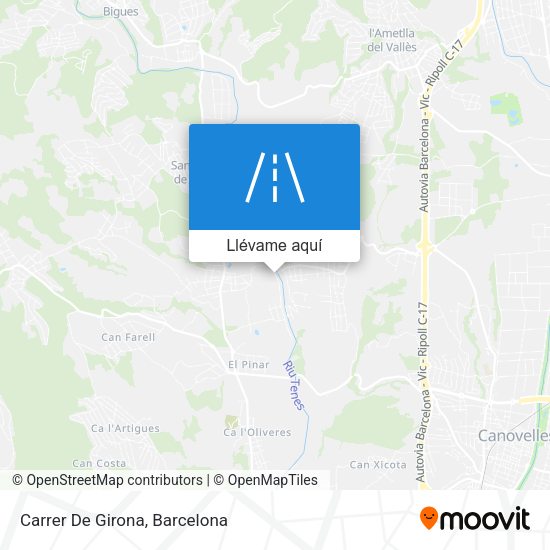 Mapa Carrer De Girona