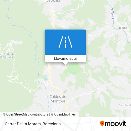 Mapa Carrer De La Morera