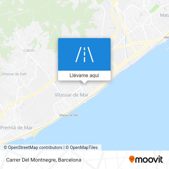 Mapa Carrer Del Montnegre