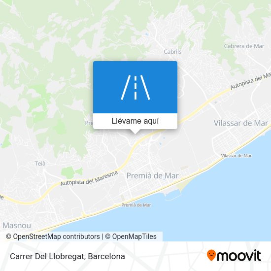 Mapa Carrer Del Llobregat
