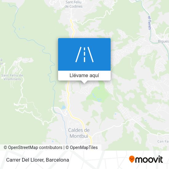 Mapa Carrer Del Llorer