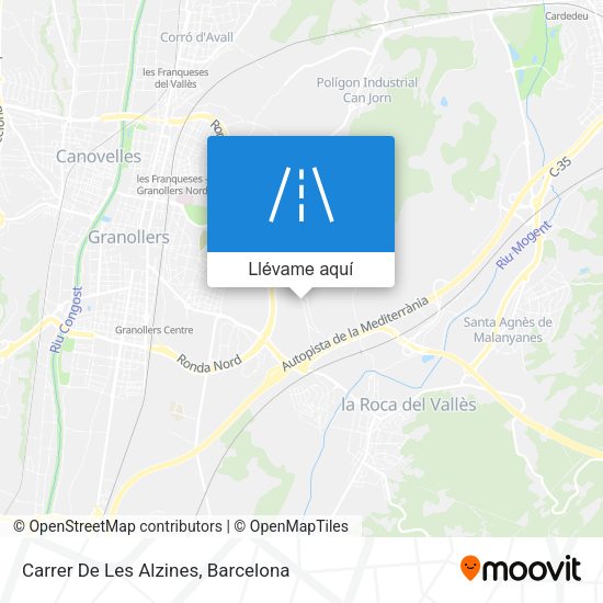 Mapa Carrer De Les Alzines