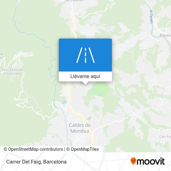 Mapa Carrer Del Faig