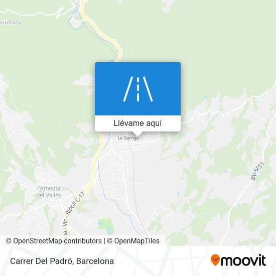 Mapa Carrer Del Padró