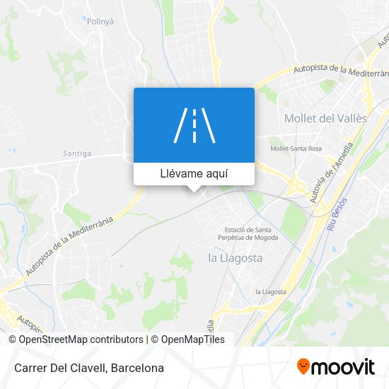 Mapa Carrer Del Clavell