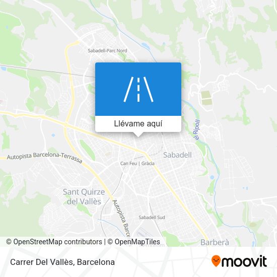 Mapa Carrer Del Vallès