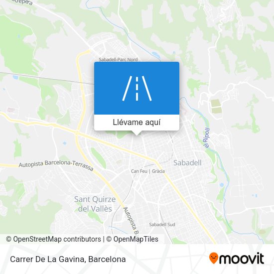 Mapa Carrer De La Gavina