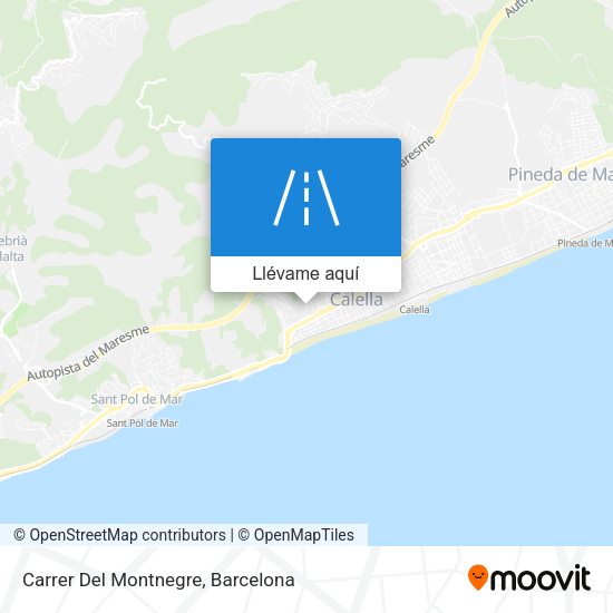 Mapa Carrer Del Montnegre