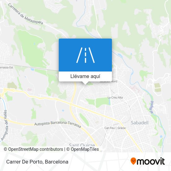 Mapa Carrer De Porto
