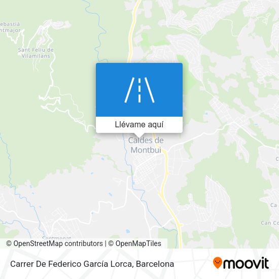Mapa Carrer De Federico García Lorca