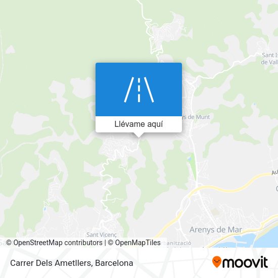 Mapa Carrer Dels Ametllers