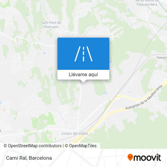 Mapa Camí Ral