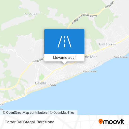 Mapa Carrer Del Gregal