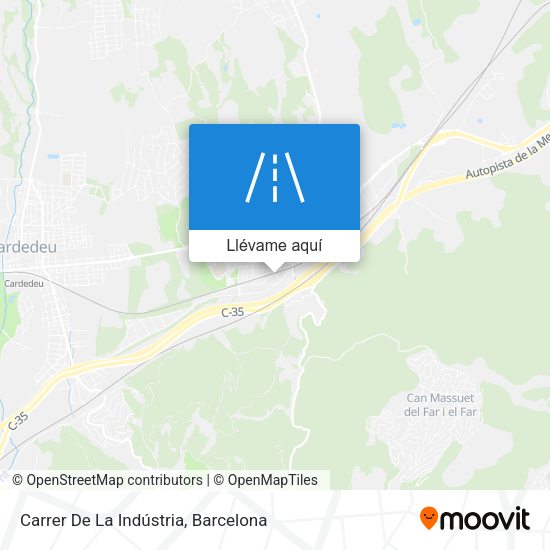 Mapa Carrer De La Indústria
