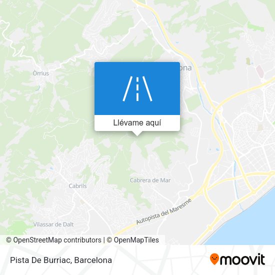 Mapa Pista De Burriac
