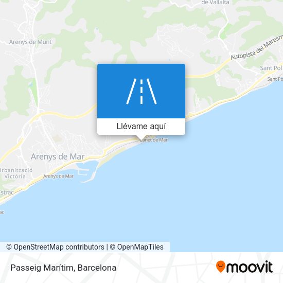 Mapa Passeig Marítim