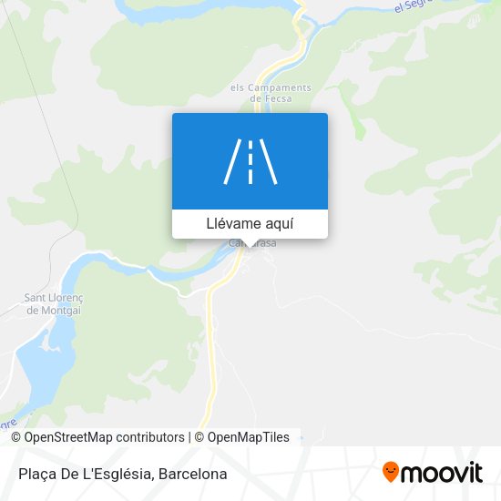 Mapa Plaça De L'Església
