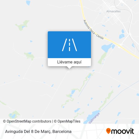Mapa Avinguda Del 8 De Març