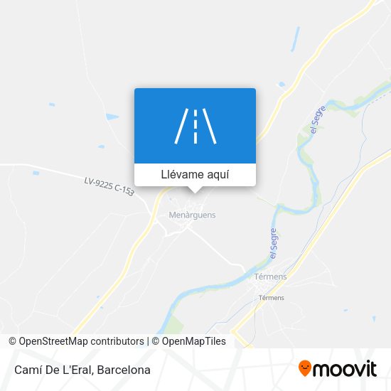 Mapa Camí De L'Eral