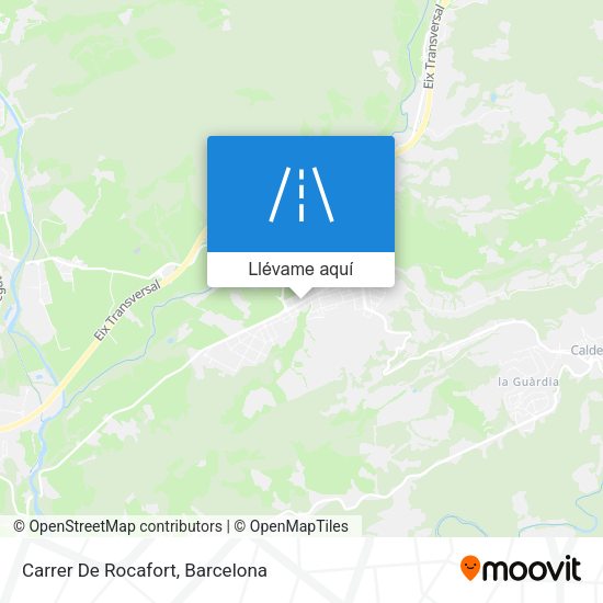 Mapa Carrer De Rocafort