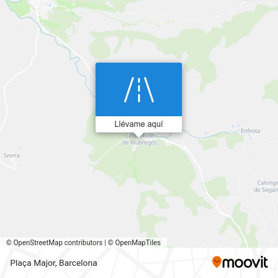 Mapa Plaça Major