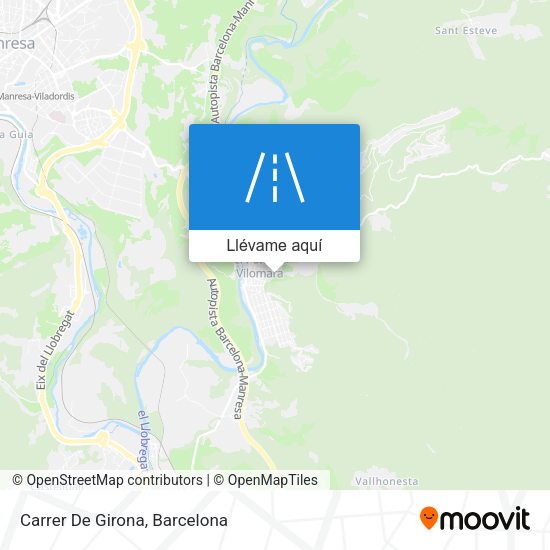 Mapa Carrer De Girona