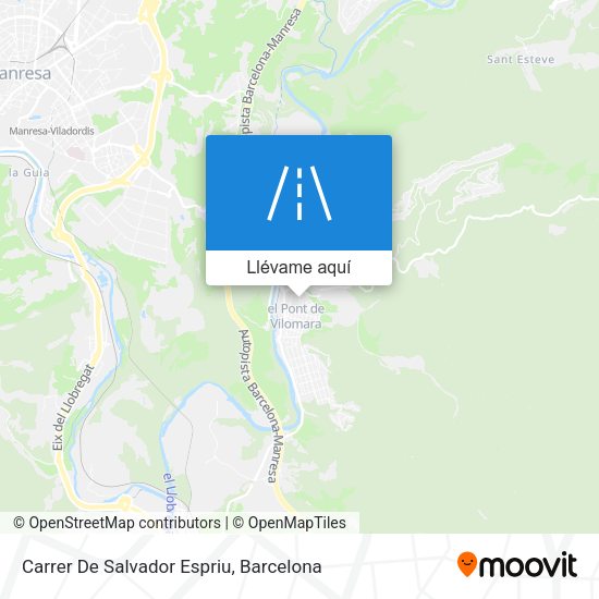 Mapa Carrer De Salvador Espriu