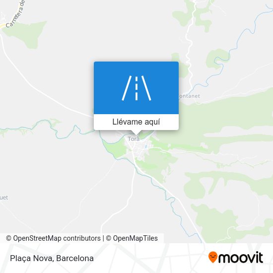 Mapa Plaça Nova