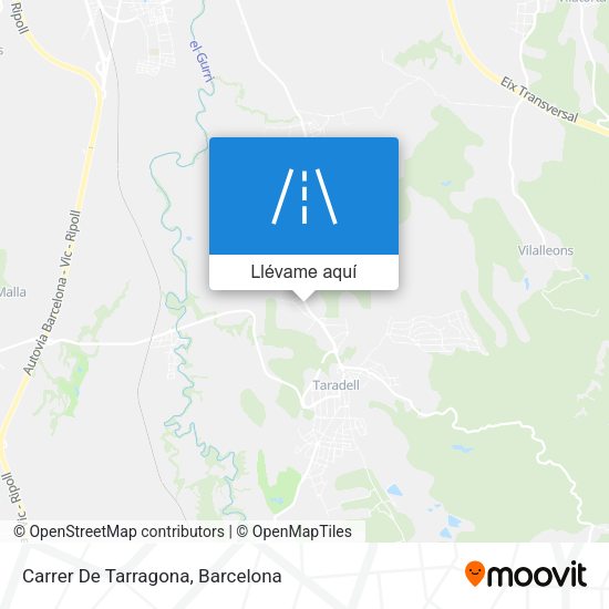 Mapa Carrer De Tarragona