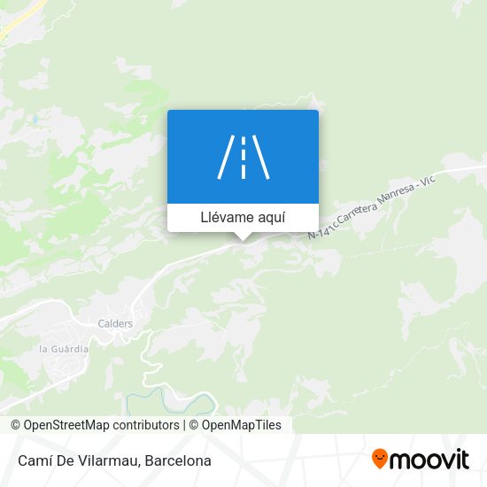 Mapa Camí De Vilarmau