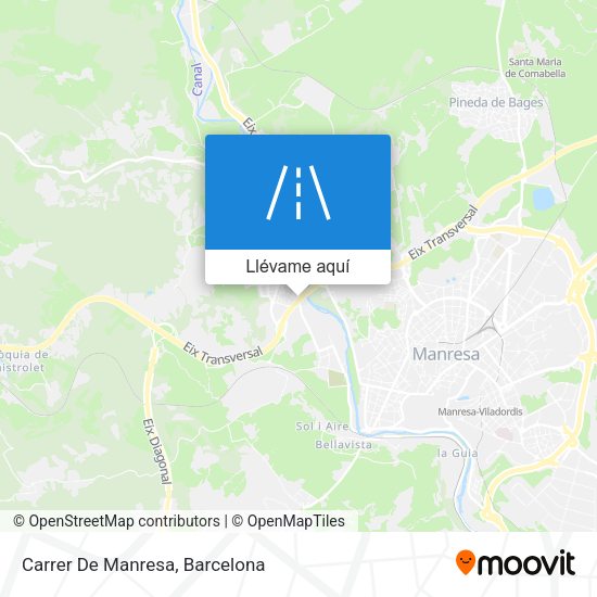 Mapa Carrer De Manresa