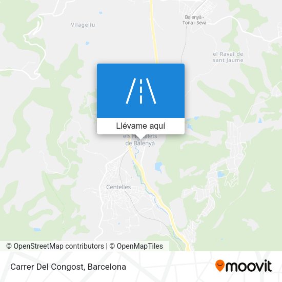 Mapa Carrer Del Congost