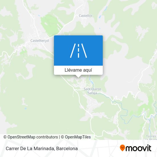 Mapa Carrer De La Marinada