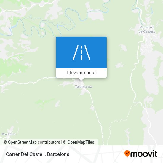 Mapa Carrer Del Castell