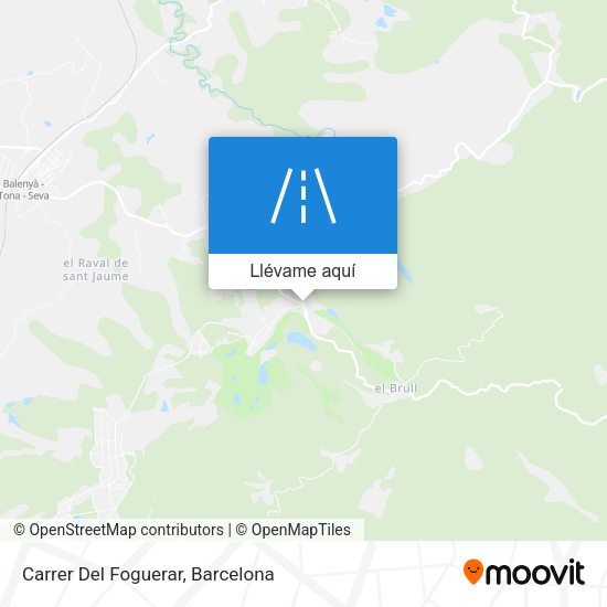 Mapa Carrer Del Foguerar