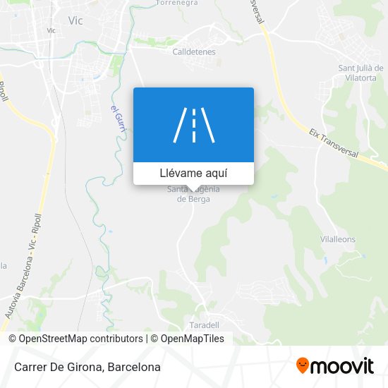 Mapa Carrer De Girona