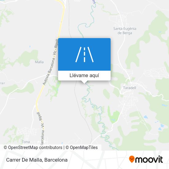 Mapa Carrer De Malla