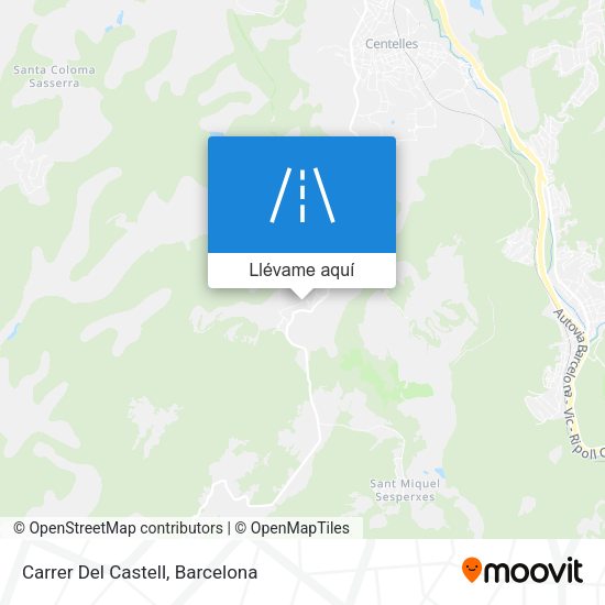 Mapa Carrer Del Castell