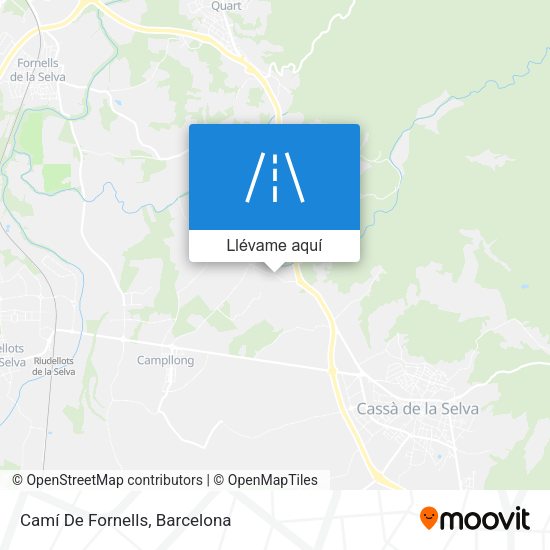 Mapa Camí De Fornells