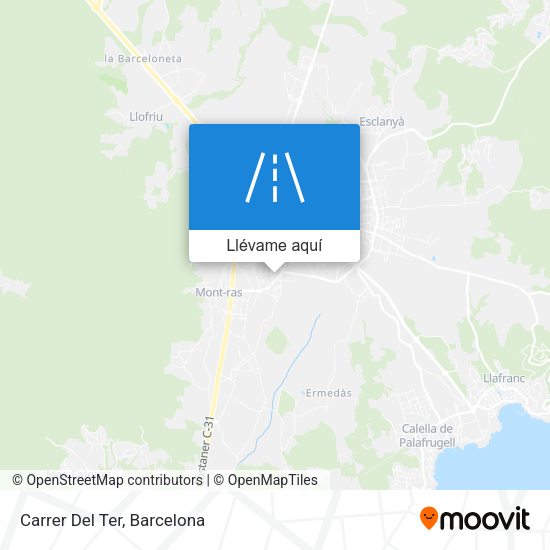 Mapa Carrer Del Ter