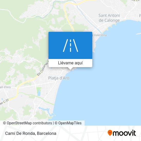 Mapa Camí De Ronda