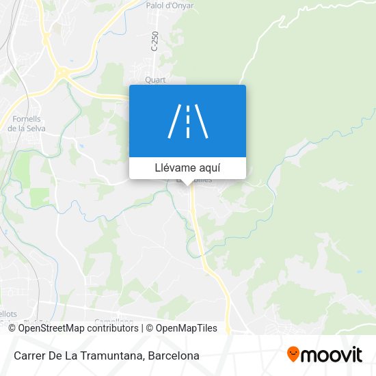 Mapa Carrer De La Tramuntana