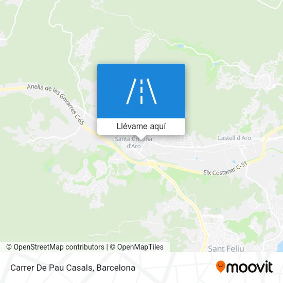 Mapa Carrer De Pau Casals