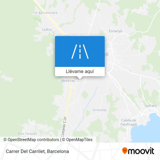 Mapa Carrer Del Carrilet