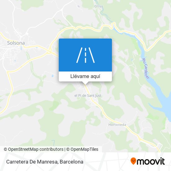 Mapa Carretera De Manresa