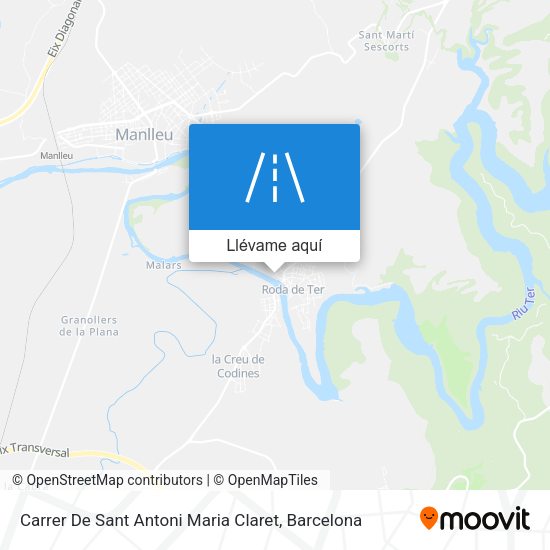 Mapa Carrer De Sant Antoni Maria Claret