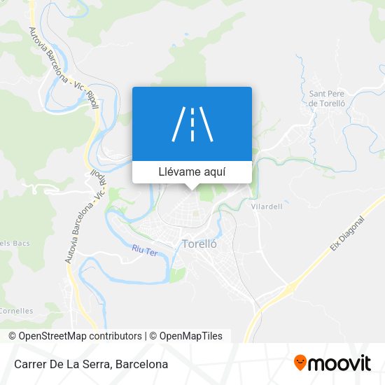 Mapa Carrer De La Serra
